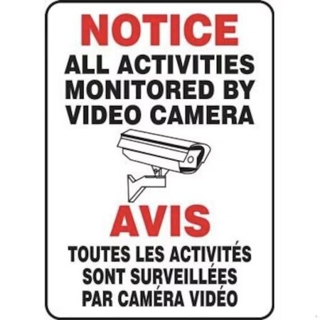Accuform BILINGUAL SAFETY SIGN NOTICE  FBMASE813VA FBMASE813VA